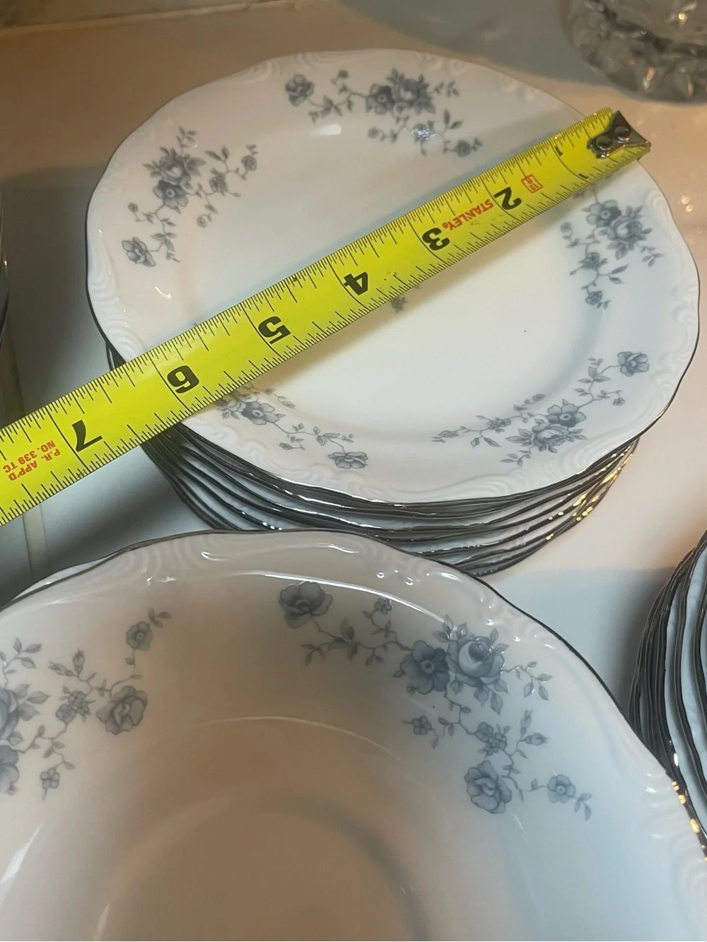 Vtg Johann Haviland Blue Garland Bavaria Germany 46pc. China Set Mint Condition